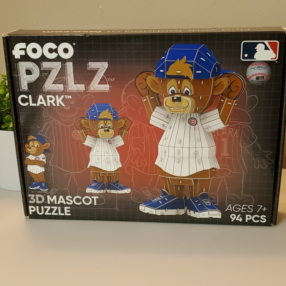 3D CUBS mascot puzzle.